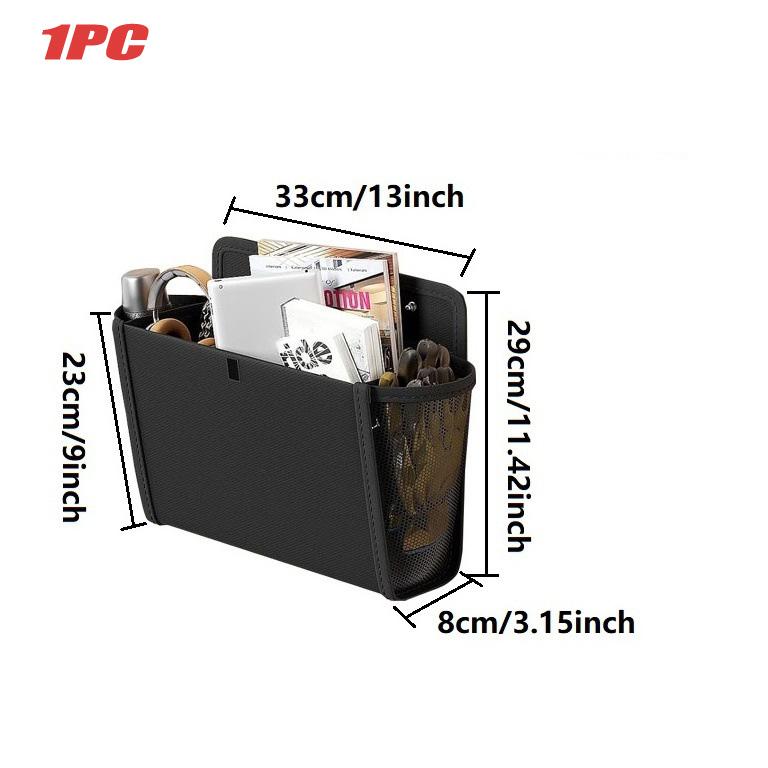 

Wall-Mounted RV Storage Bag,Fabric Multi-Compartment Organizer with Mesh Pocket ,Side Pockets for RV,Office,Home Door Organizer
