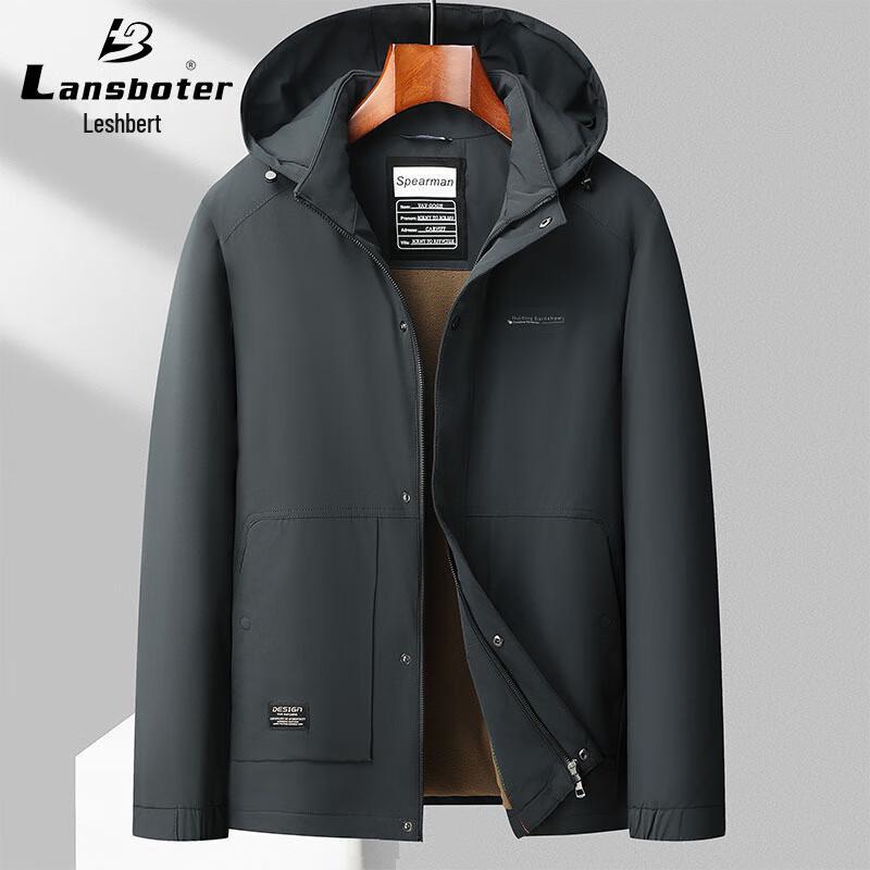 

Men s Autumn/Winter Warm Cotton Jacket with Velvet Lining 175/L