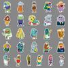 51 Hand-drawn Mermaid Cartoon Stickers Cute Cartoon Spongebob Animated Mobile Phone Case Stickers