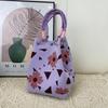 Korean Ins Knot Handbag: Stylish Spring/Autumn Bucket Bag with Large Capacity