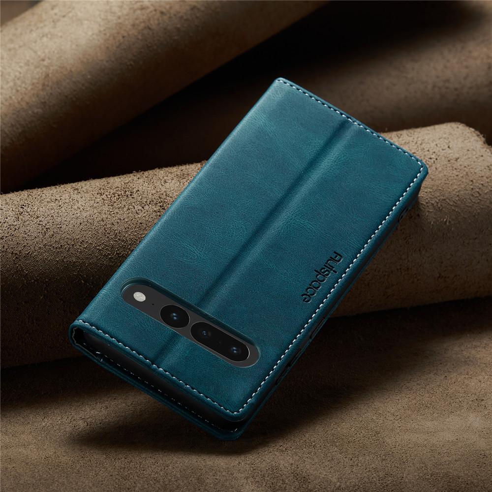Luxury Genuine Leather Magnetic Wallet Flip Case for Google Pixel 7 6 Pro Card Slot Stand Shockproof Foldable Holder Full Protection Cover