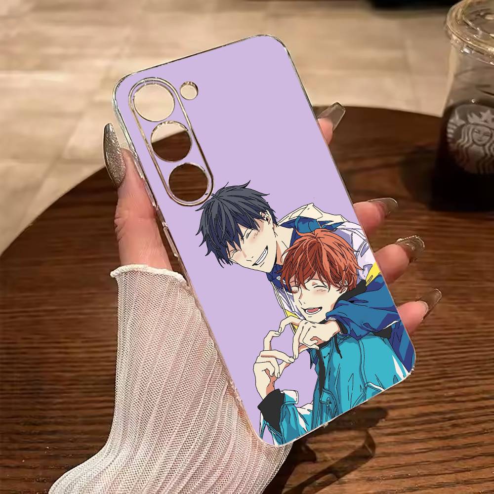 Given- BL- Anime Ritsuka Mafuyu Sato Clear Soft Silicone Phone Case for Samsung Galaxy A71, A70, A52, A51, A40, A30
