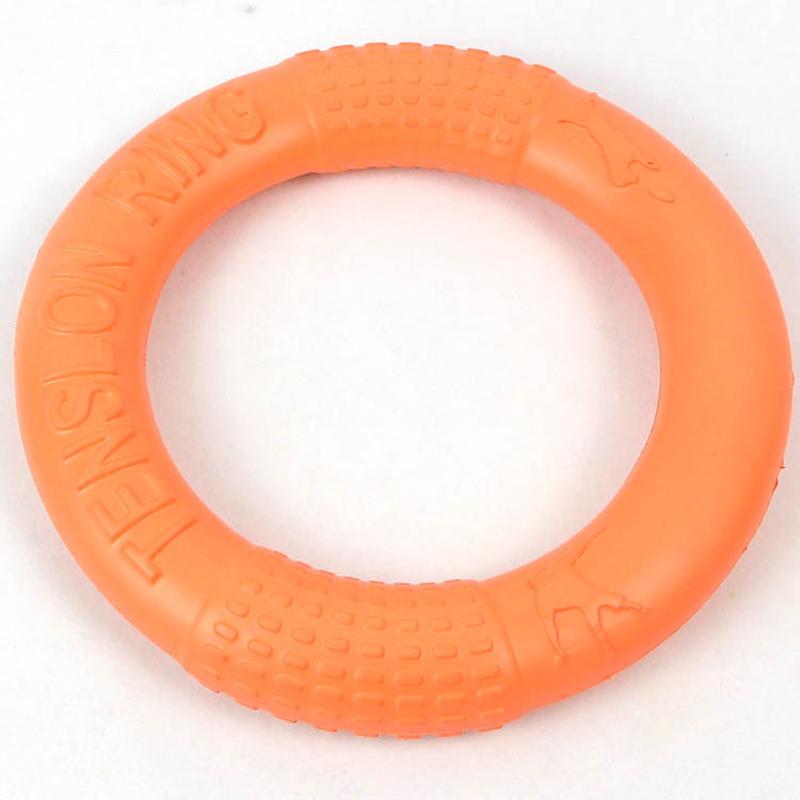 Giocattoli per cani, disco volante per addestramento, anello anti-morso, galleggiante, forniture interattive, giocattoli per cani, masticazione aggressiva