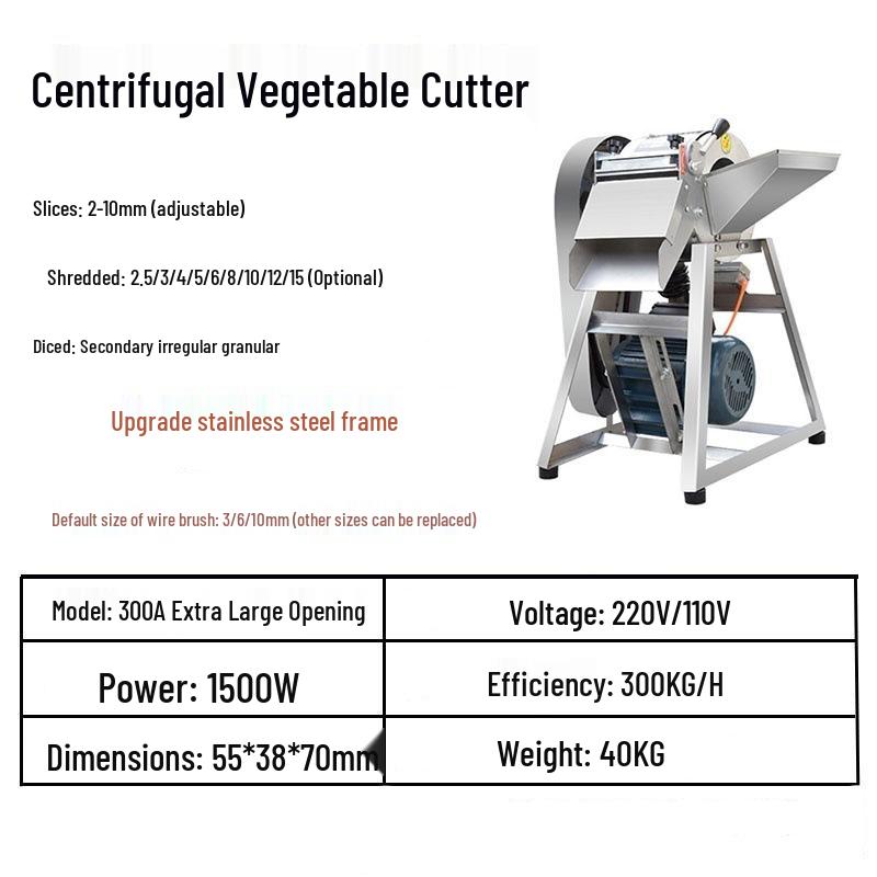 Electric Vegetable Slicer & Shredder for Radish, Sweet Potato, and Ginger