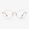Aloeyewear [ALOXROUNZ] Beta Titanium Round Glasses Frame ARA8112 C4 Rose Gold