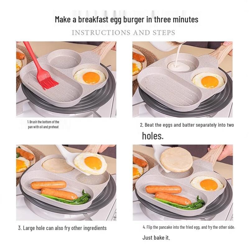 Wutuo Non-stick Divided Frying Pan