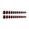 24Pcs/Set False Nails Fashion Nail Art Waterproof Press On Fingersnails Gift Free 24Pcs Jelly Glue Nail Sticker