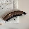 Autumn and Winter Retro Flannel Triangle Grip Clip High-end Sense of The Back of The Head Female Hairpin Banana Clip Large