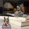 Handmade Fairy Figurines Funny Fairy Desktop Ornament Creative Angel Girl Statue  Outdoor