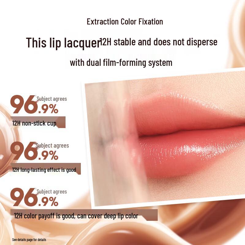 Chuyuquan Schillernder Langanhaltender Fester Lippenlack