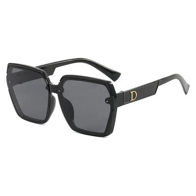 Gafas de Sol con Letra D Poligonal Para Hombres Mujeres Marca Diseño Lujo Conducción Viaje Gafas de Sol Moda Vintage Gafas para Hombres Mujeres