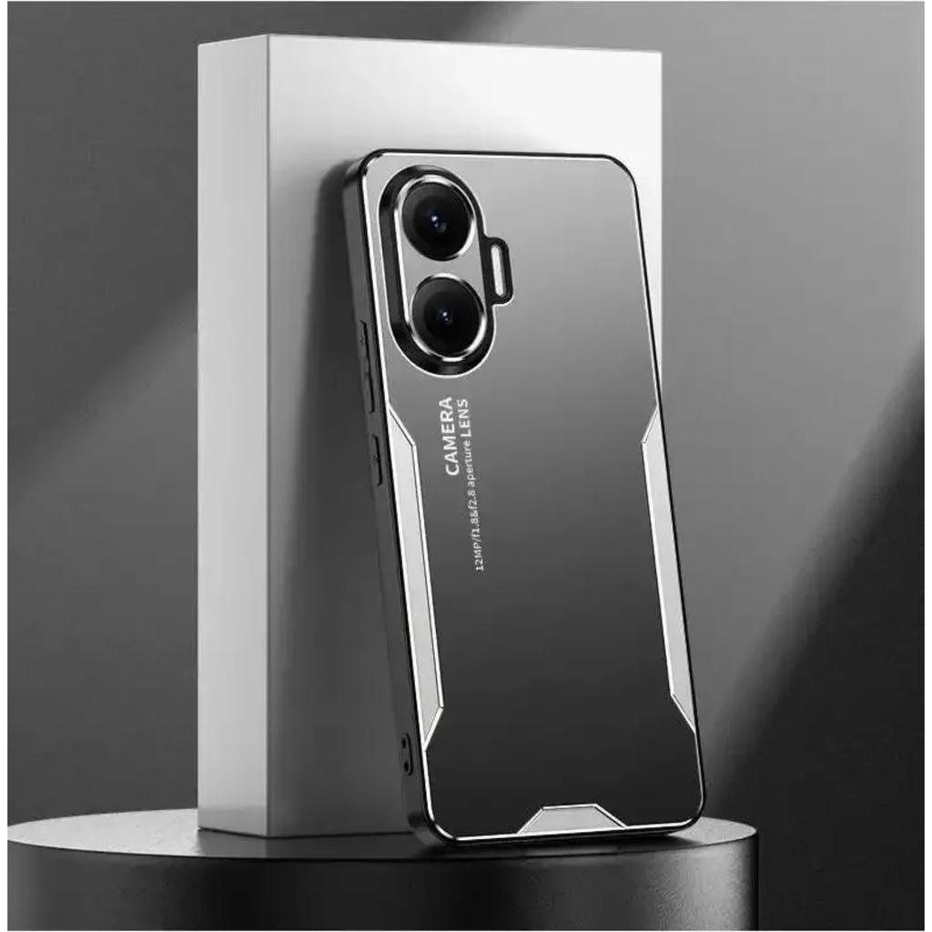 Blade Style Metal Texture Alloy Shockproof Business Case for Xiaomi POCO X8 Pro Max X7 X6 X5 X4 GT M8 M6 M5s F8 Ultra F7 F6 F5 C85 C75 Series Cover