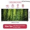 2D Summer Ivy Fence Backdrop, Green Leaf House Garden Decoration Background