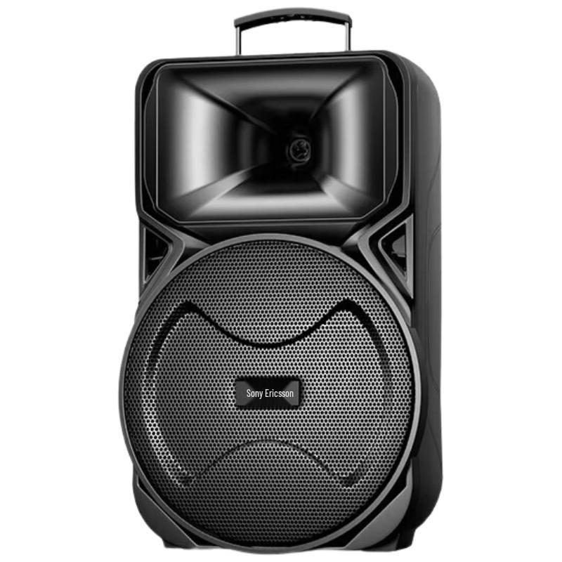 Soai High-Power Portable Trolley Speaker with Dual Mics