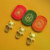 Lucky Wealth Turtle Amulet Fengshui Lucky Turtle Wallet Charm Money-biting Turtle Ornaments Decor Auspicious Turtle Statue