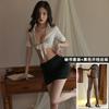 Sex Underwear Secretary Sex Chiffon Sexy Cardigan OL Wear