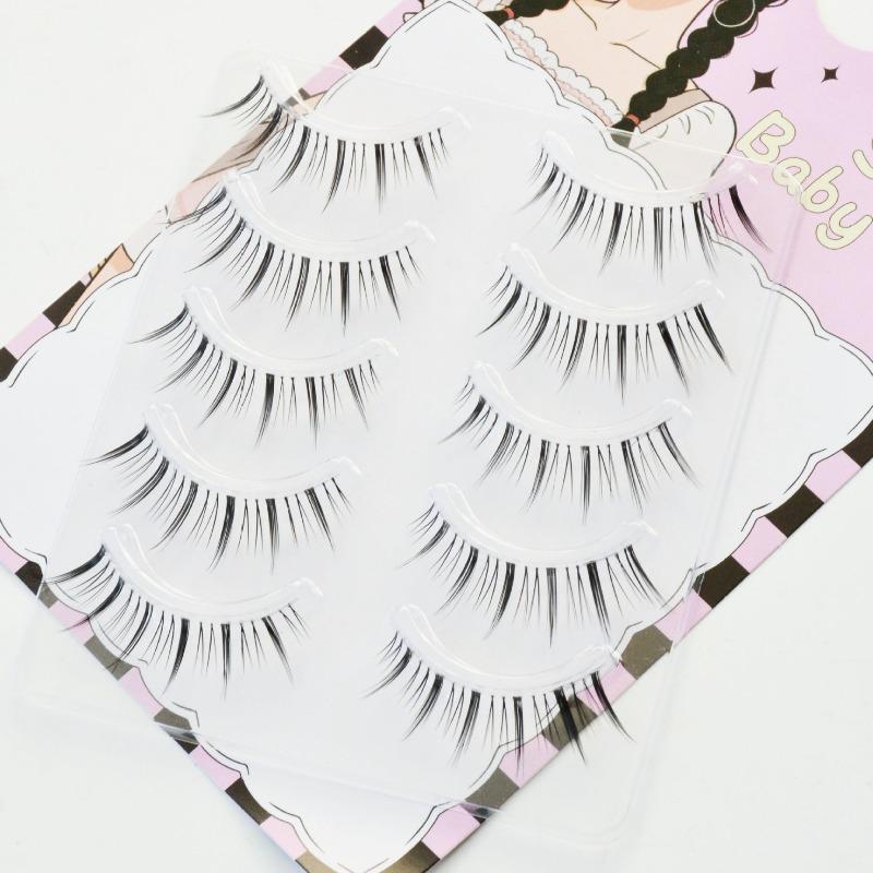 Menglu eyelash whole false eyelashes one piece M01 clear air photogenic eyelashes natural simulation makeup artist
