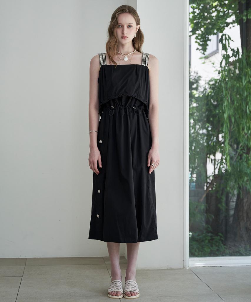 Leni And Mccoy Wing String Sleeveless Long Dress Mm08Op007Hjy