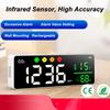 LED Screen Air Quality Monitor Wall Mount Digital Temperature CO2 Concentration Detector DM1306