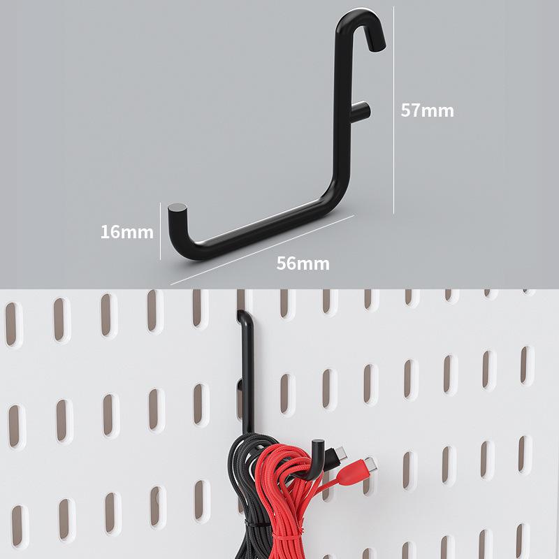 E-sports Pegboard Wall Display: DIY Headphone, Keyboard, Jay Chou Photo Storage, Punch-Free Mount Rack