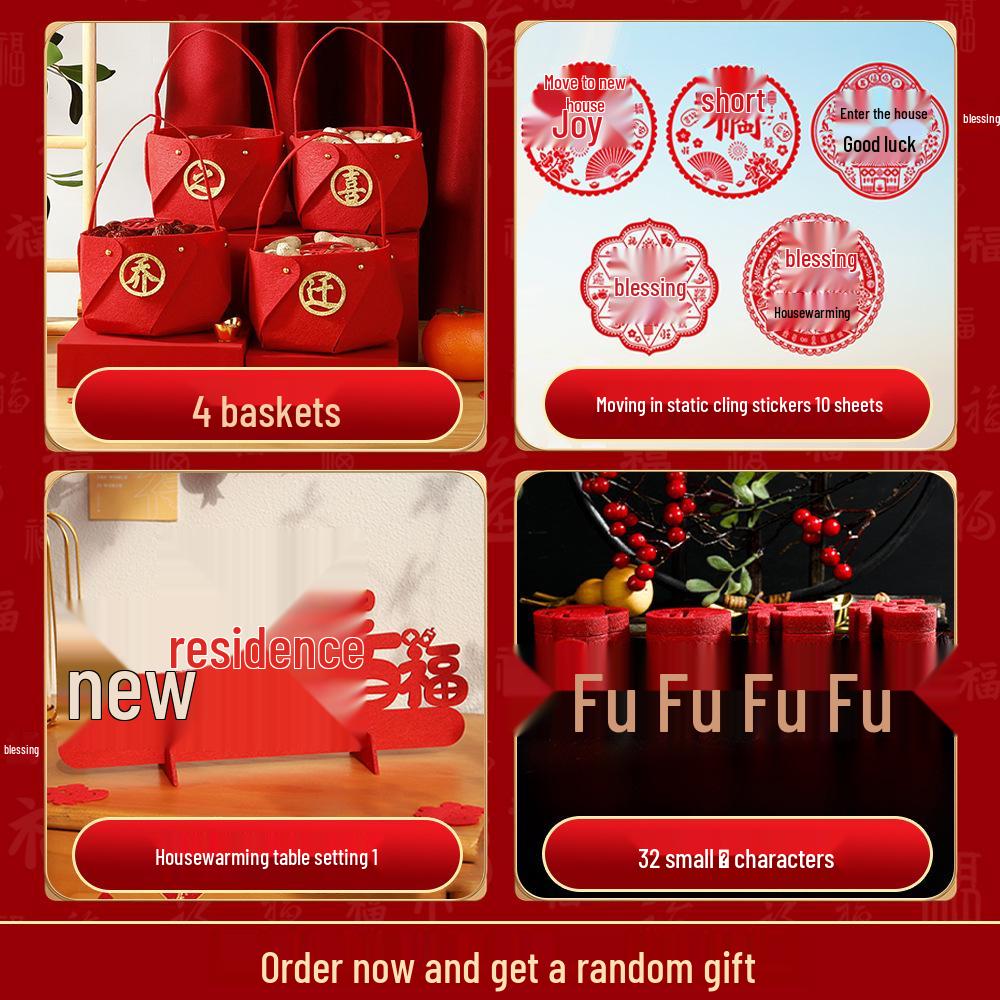 Housewarming Decorations & Gifts Set for New Home - Complete Living Room Ornament Kit