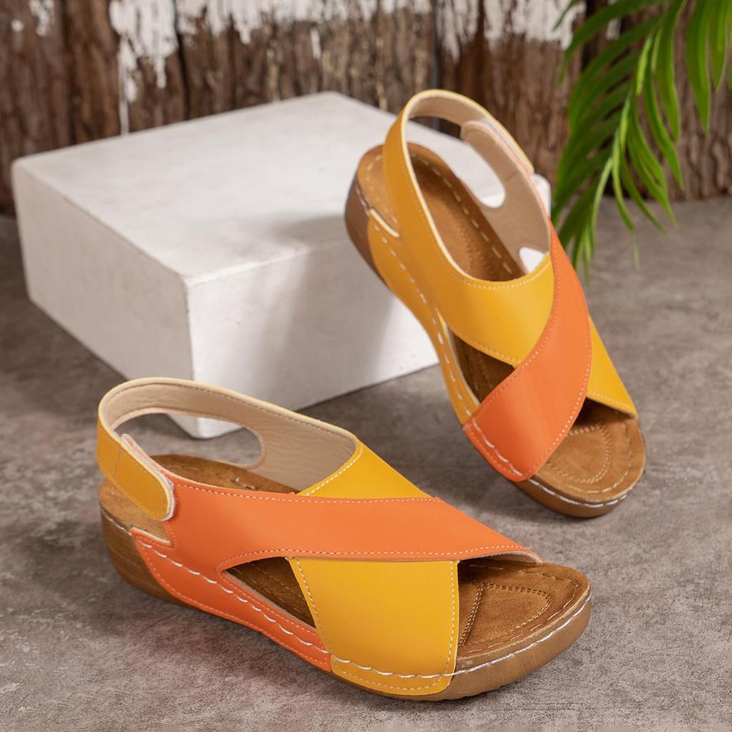 2024 Women's Roman Sandals Summer Matsuda Thick Bottom with Skirt Casual Open Toe Versatile Beach Cool