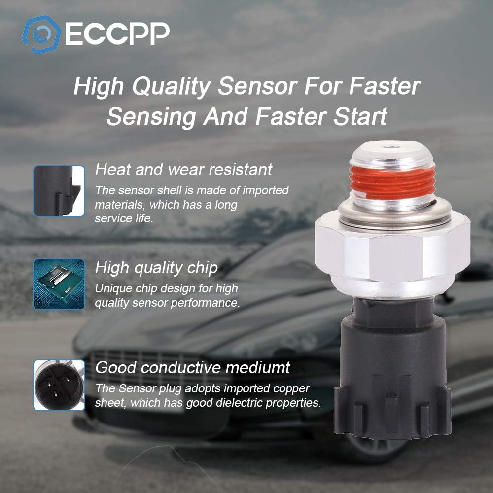 ECCPP Oil Pressure Sensor Switch Connector Sender Fits For 2009 For Buick Allure,2009 For Buick LaCrosse,2009-2015 For Cadillac CTS,2009-2014 For
