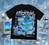 Frutiger Aero Hemd, Y2K Internet Ästhetik T-Shirt, Nostalgisches Webcore T-Shirt, Retro Cyber Grafik T-Shirt, Verträumtes Digitales Hemd