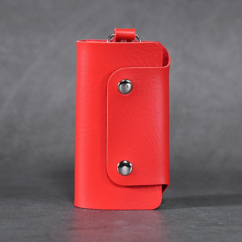 

Многофункциональный женский держатель для автомобильных ключей с подвесной пряжкой - индивидуальный подарок для предприятий 025 Car красный