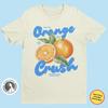 Orange Crush Graphic T-Shirt – Retro Citrus Fruit Tee, Vintage Summer Vibes Shirt, Funny Foodie Graphic Tee, Cute Retro Aesthetic Top