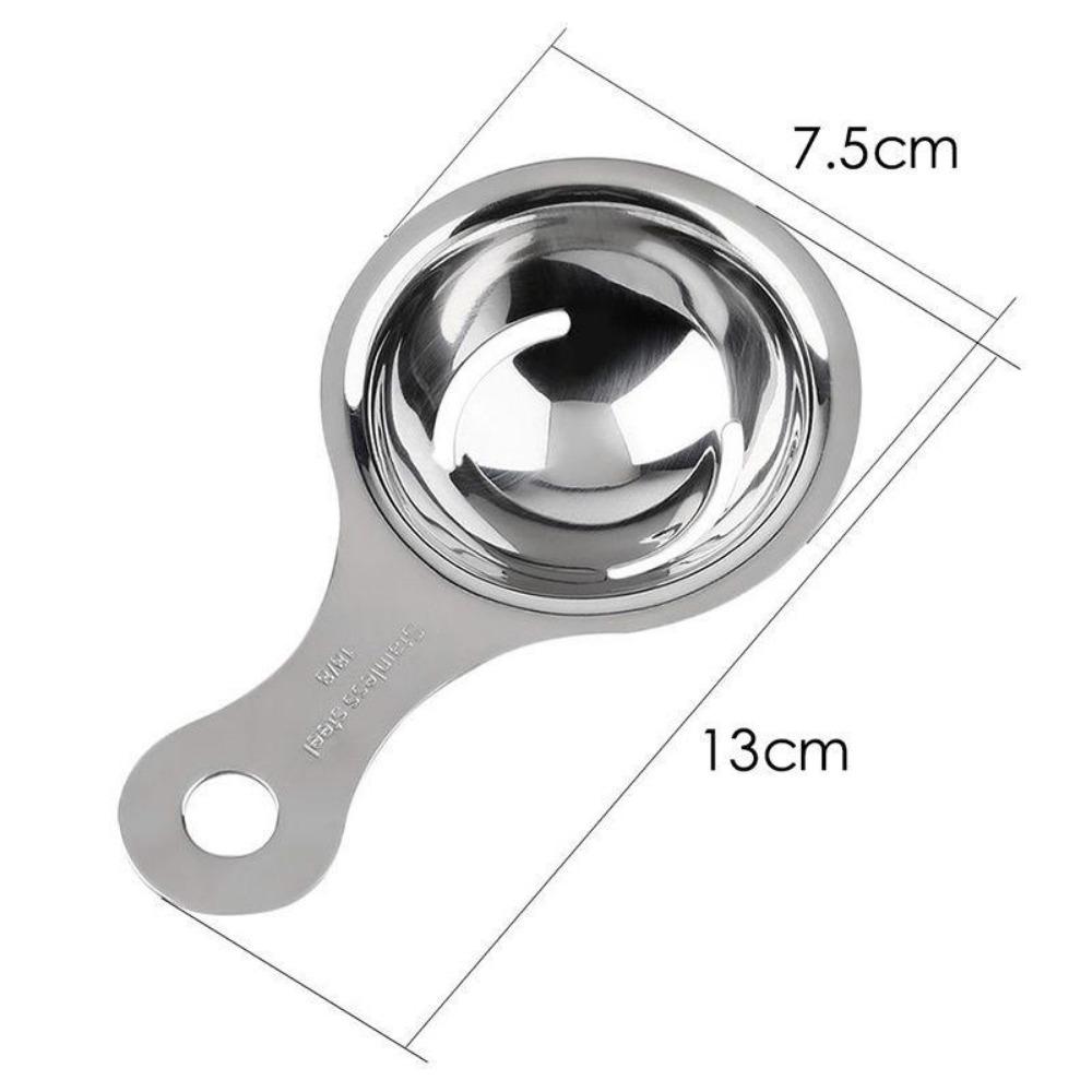 Eiweiß-Trenner, Edelstahl-Werkzeuge, Eier-Eigelb-Filter, Gadgets, Küchenzubehör, Trenntrichter, Löffel, Teiler, Utensilien
