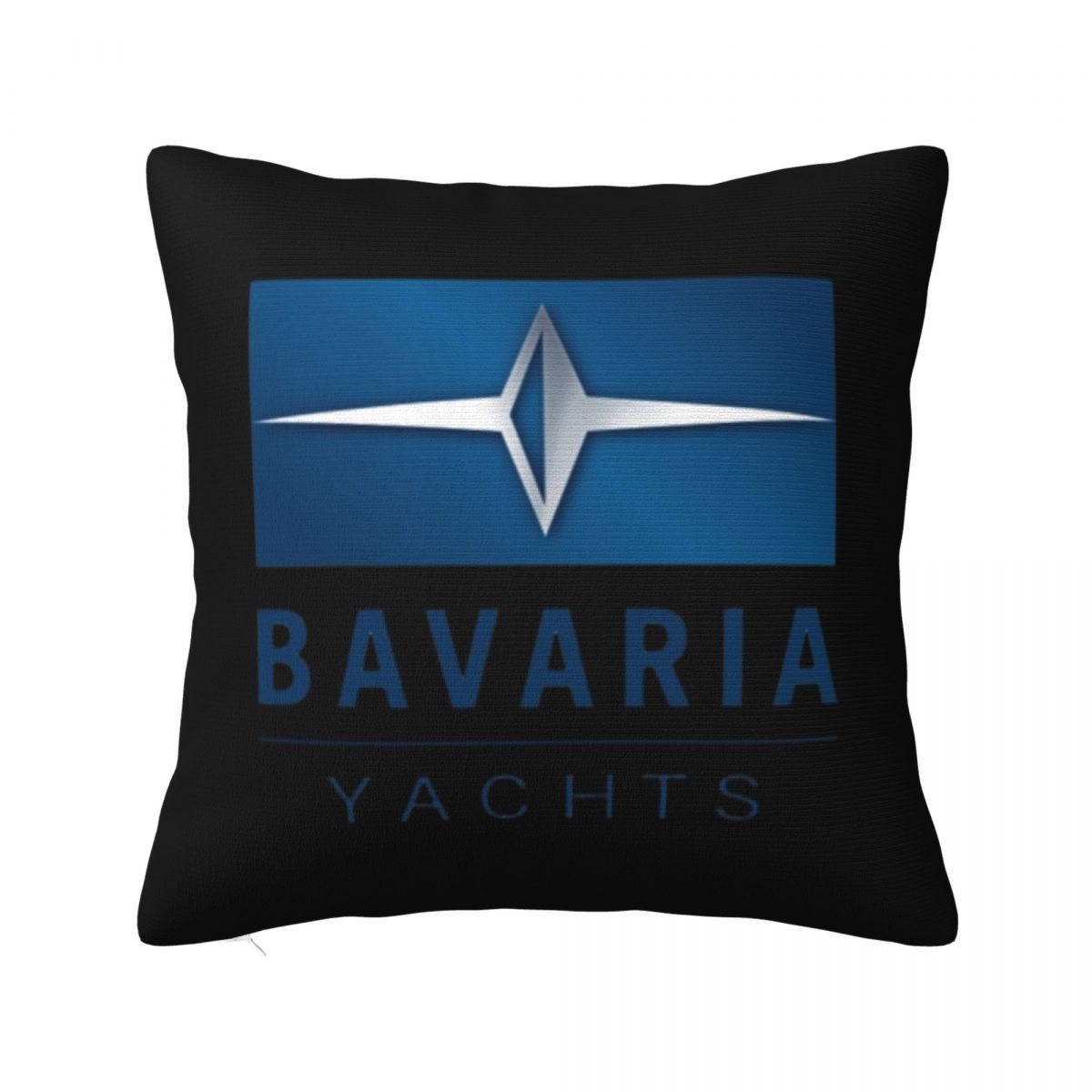 

Bavaria Yachts Blue Silver Logo Square Pillowcase Cushion Cover Pillow Case Throw Pillow Cover for Home Sofa Living Room 12x12Inch