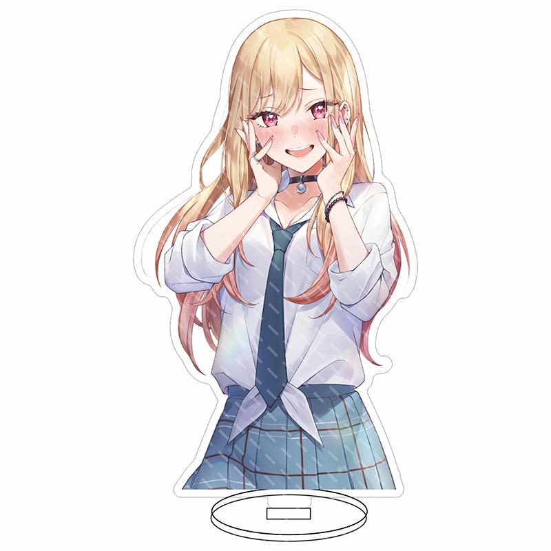 16Cm Anime My Dress Up Darling Series Acrylic Stand Cute Cartoon Character Kitagawa Marin Gojo Wakana Creativity Stand Toy