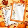 Yousheng 30 Spieler Thanksgiving Spiele für Familienfeier Erwachsene Büro Große Gruppen Wortsuche Scramble Pictionary Spielkarten Set für Feiertagsfeier
