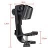 Drum Adjustable Microphone Holder 180 Degrees Rotation Drum Microphone Clips Mounts Shockproof Clamp Holder