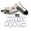OE:68105583AF 68105583AA Aluminium Motorölfiltergehäuse Kühlersatz für Jeep Grand Cherokee Dodge Charger Journey Ram 3.6L V6