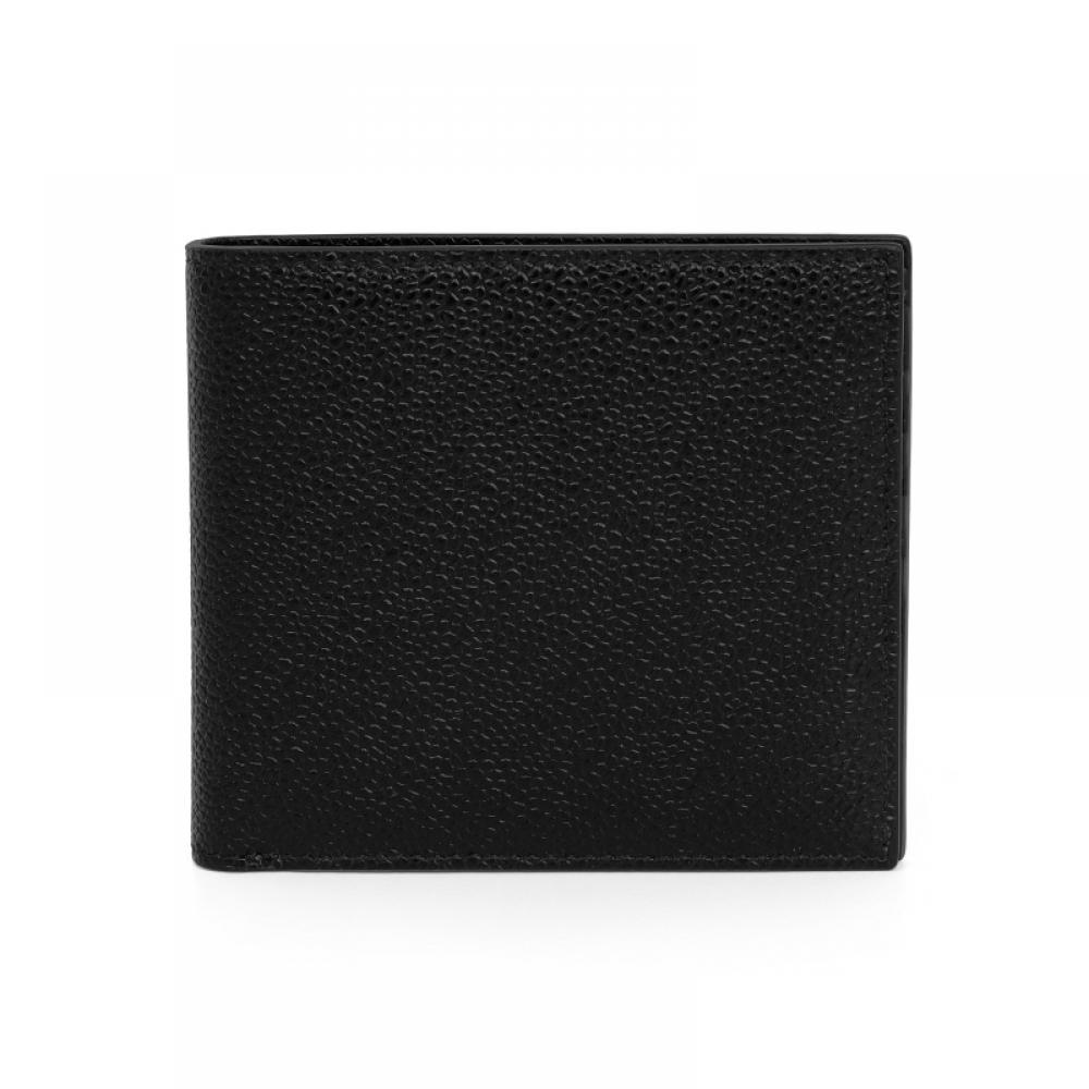 Tom Brown Maw023a 00198 001 Pebble Grain Three Line Tab Bifold Wallet