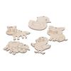 DIY Crafts Wooden Wooden Cutouts Animal Black Farm Animals Paint Crafts Home Decor