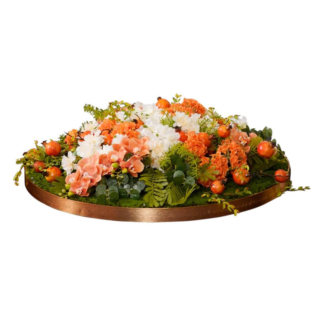 Luxury Hotel Round Table Artificial Flower Centerpiece Ornament