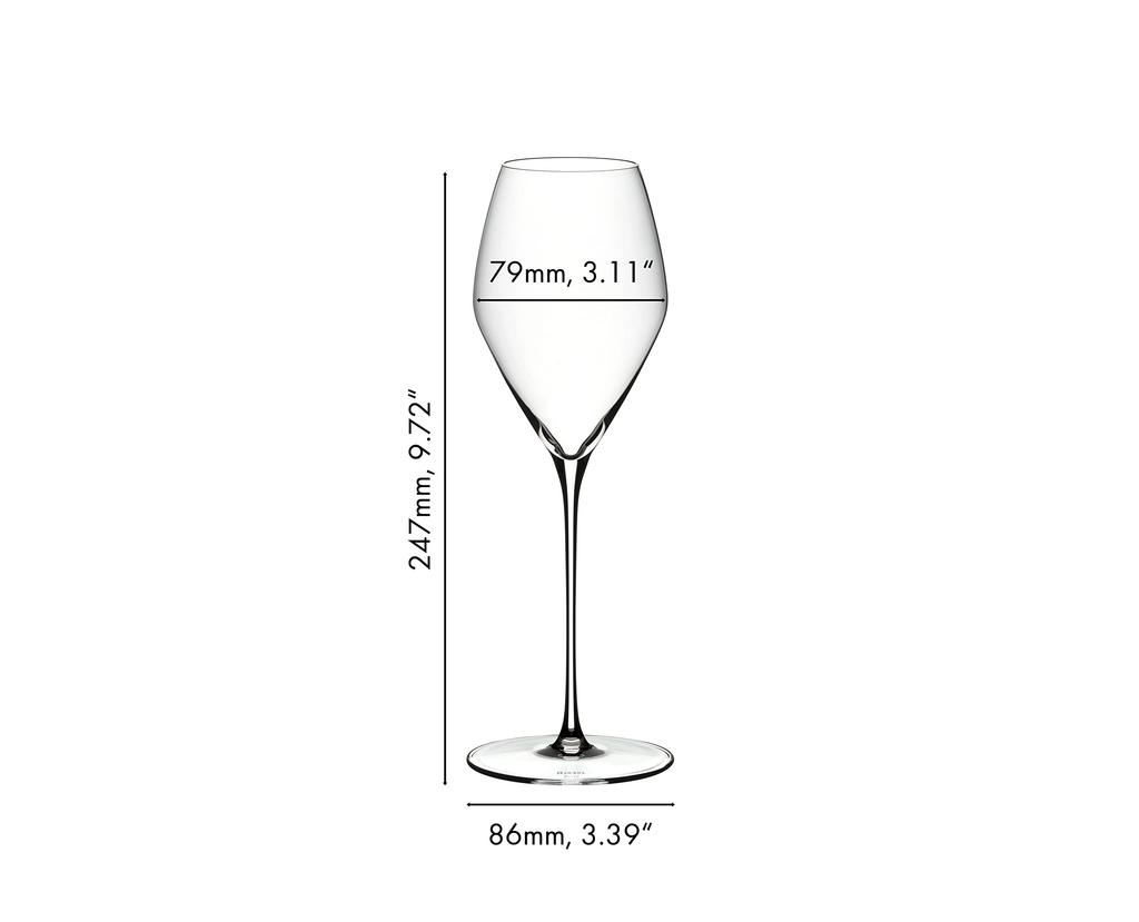 RIEDEL [Authentic] Riedel Rosé Glass Set (Pair) Riedel Veloce Rosé 347ml (6330/55 Clear)