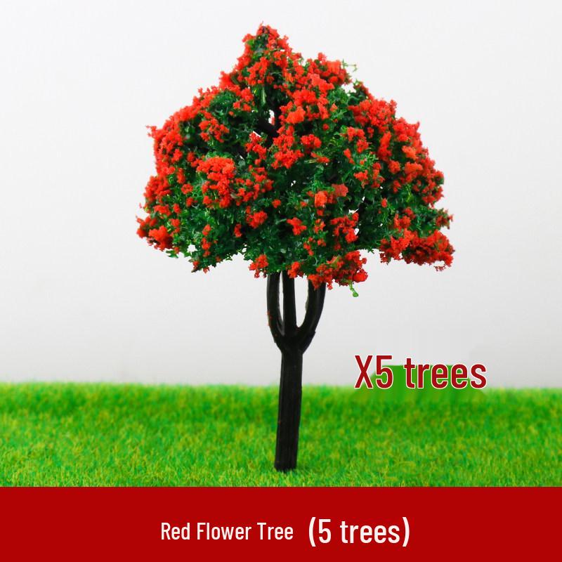 DIY Colorful Cherry Blossom Model Tree – Perfect for Sandbox and Scene Building