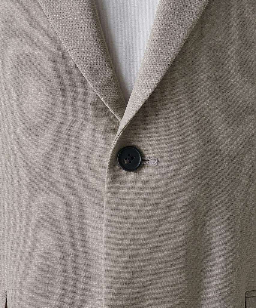 Musinsa Standard Summer Wool Relaxed Basic Blazer [Light Beige]