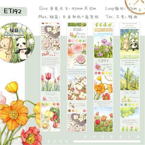 1pcs/1lot Decorative Adhesive Tapes Munchkin's Teeth Bear Masking Tapes Scrapbooking DIY Paper Japanese Stickers