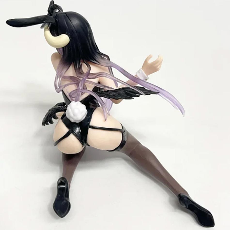 13cm Anime Figur - Niedlicher Badeanzug Albedo Hentai Desktop Figur Sammlermodell Spielzeug Nudelstopper Actionfigur
