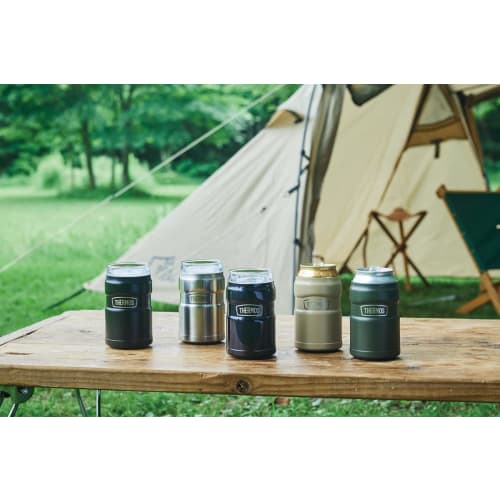 Thermos Outdoor Series Cold Can Holder for 350ml bokser 2way Type Matt Black ROD-0021 MTBK