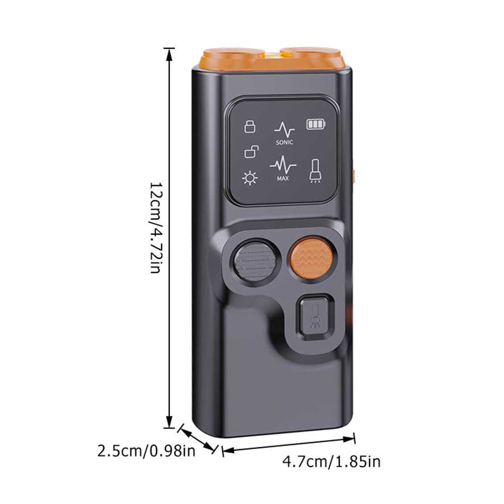 Ultrasonic Dog Repeller Dog Training Device Rechargeable Dog Stop-Barking Deterrent Device Anti-Bark Device With LED Flashlight