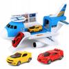 Large Plane With Cars Huge Gift Toy Landing Pad Big Transporter