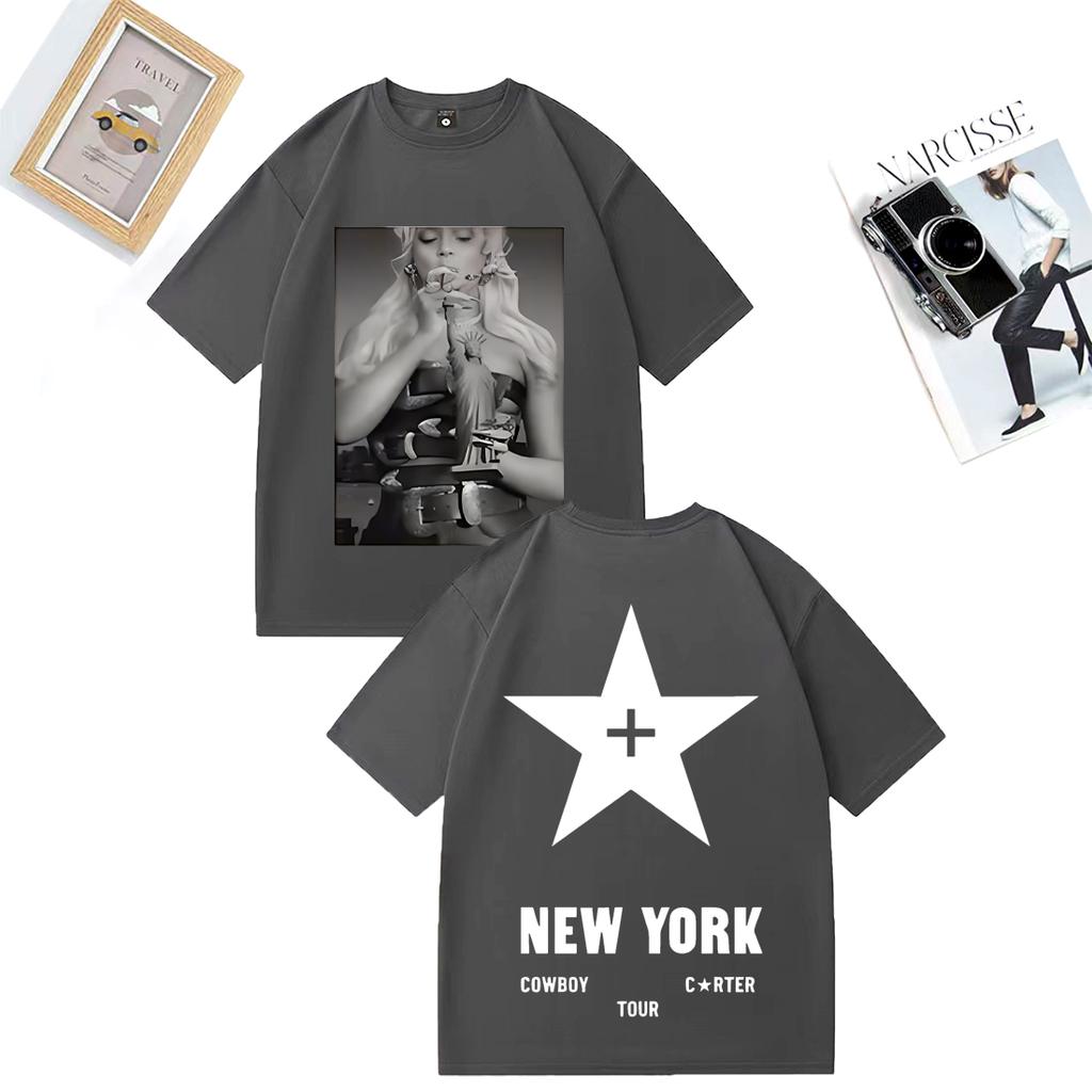 Beyonce Cowboy Carter Tour Fashion TShirt Unisex WOMEN vintage Summer streetwear Tshirt Cotton Short Sleeve Hip Hop plus size tops