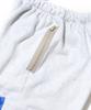 STIGMA Zipper Wide Jogger Pants White Melange