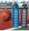1000ml Large Capacity Tritan Sports Water Bottle with Handle for Fruit Tea